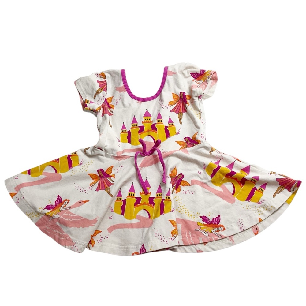 Eleanor Rose Pink and Yellow Castle Dress